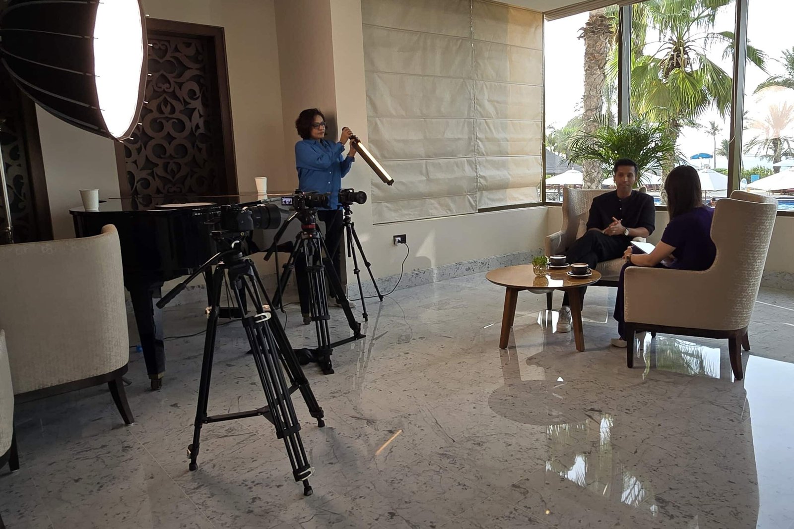 on site podcast video production